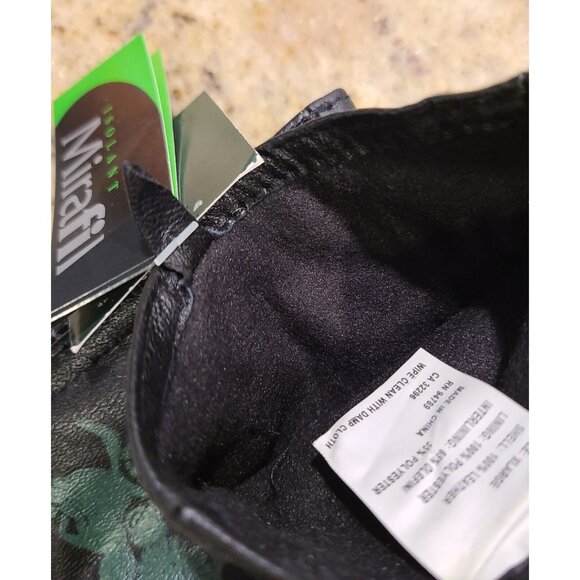 New! Women Size XL Black Leather Lined 10" Gloves Henna Tattoo Fairy Whimsigoth - Picture 8 of 16